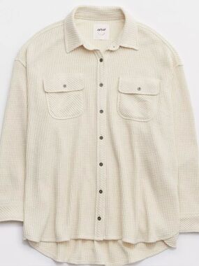 Aerie lumberjane waffle shirt